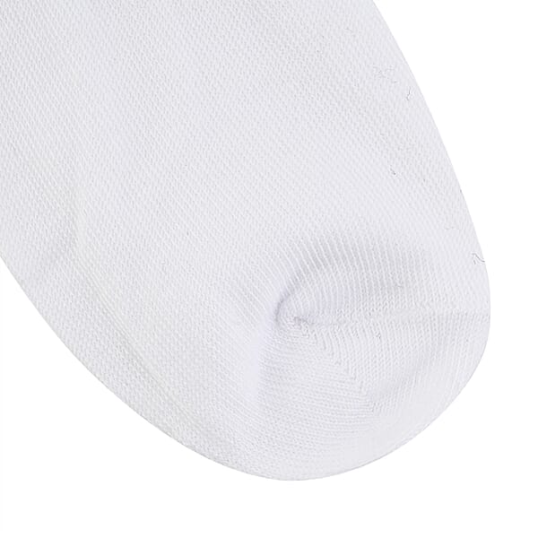 Shop Lc Closeout Spoiled Angel 20 Pairs Women's No Show Socks -Black/White (Sizes 4-10)