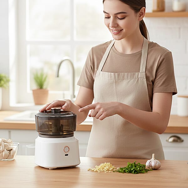 Shop Lc Closeout White Multifunctional USB Rechargeable Chopper