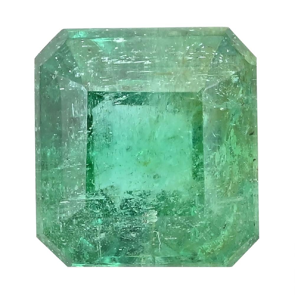 shop lc Collectors Choice AAA Kagem Zambian Emerald (Oct 5 mm) 0.60 ctw