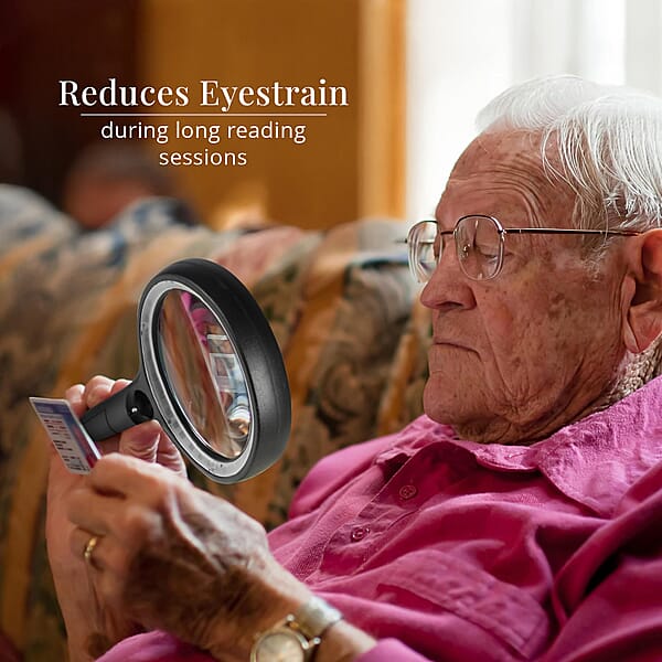 Shop Lc Combined Dual-Lenses Handheld 5x And 10x Magnifier Glass