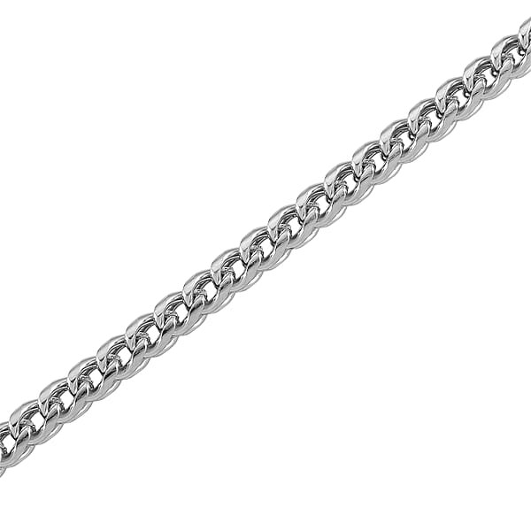 Shop Lc Criss Cross Chain Necklace In Stainless Steel (18-20 Inches)