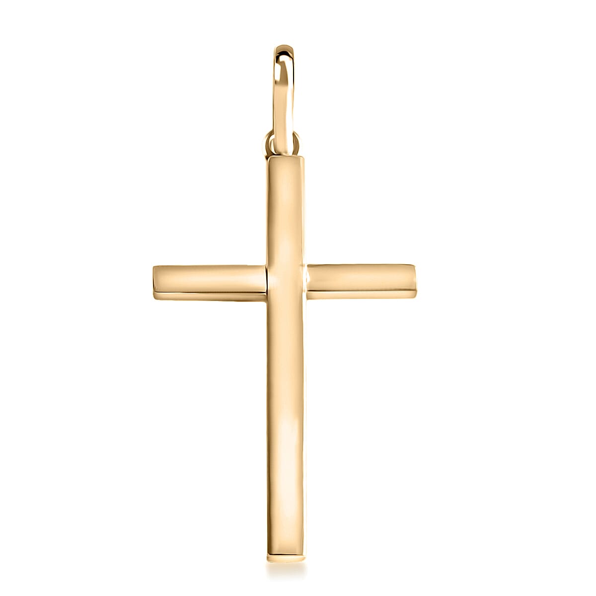 shop lc Cross Pendant without Chain in 10K Yellow Gold 0.75 Grams
