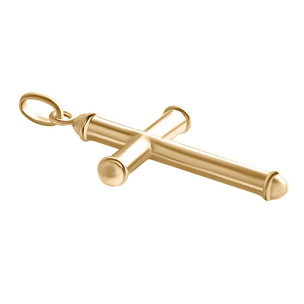 Shop Lc Cross Pendant Without Chain In 10K Yellow Gold 1.35 Grams