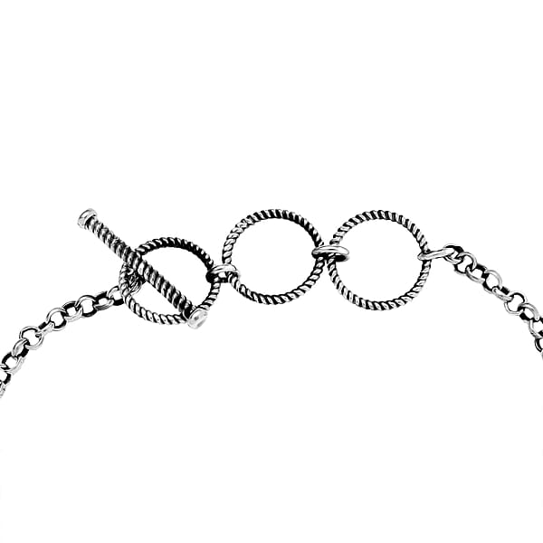 Shop Lc D'Joy Artisan Crafted Whispering Web Turquoise 6.10 Ctw Concho Bracelet In Sterling Silver (6.50-8.0In)