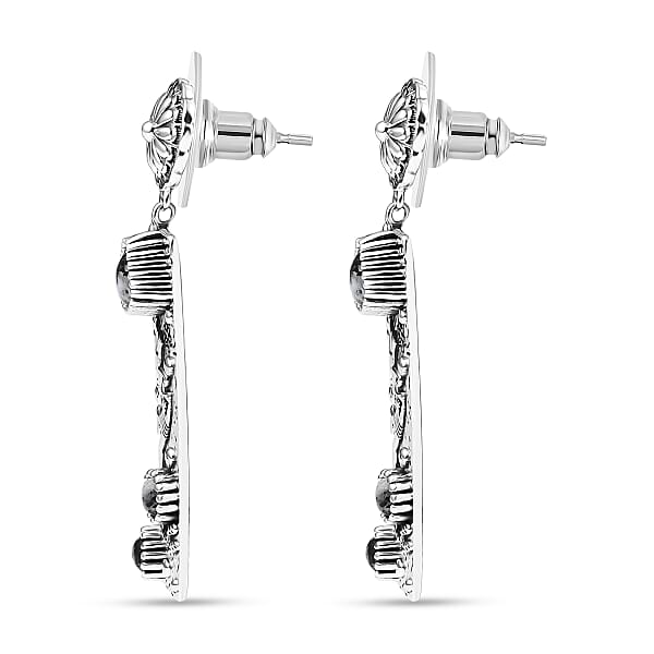 Shop Lc D'Joy Artisan Crafted White Buffalo 4.50 Ctw Earrings In Sterling Silver