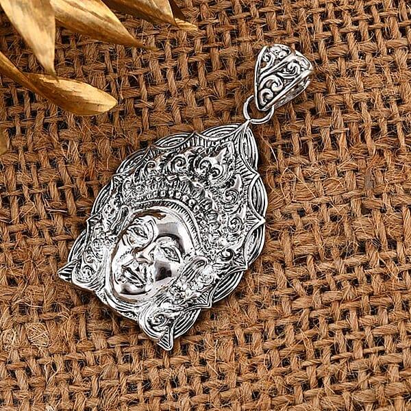 Shop Lc D'Joy Bali Goddess Sterling Silver Princess Pendant Without Chain 9.90 Grams