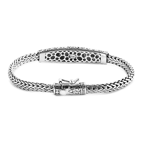Shop Lc D'Joy Bali Legacy Tulang Naga Chain With Snake Bracelet In 22K Vermeil YG Over And Sterling Silver (6.50 In) 20.85 Grams