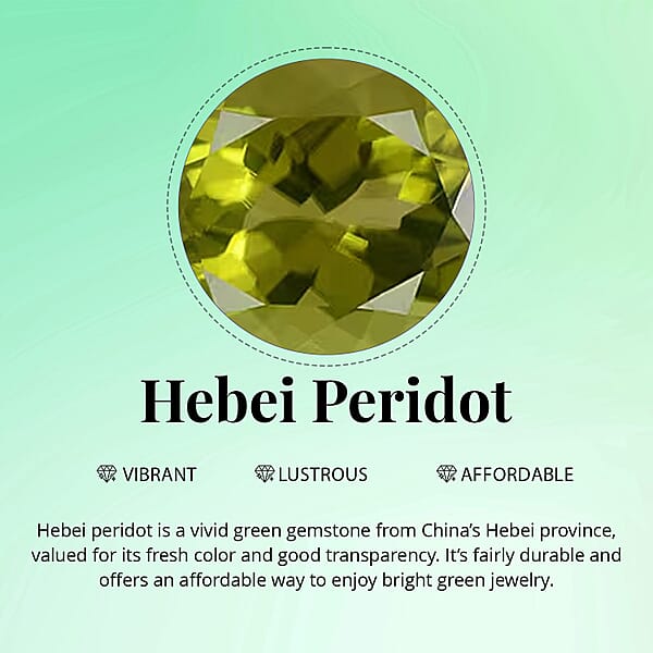 Shop Lc D'Joy Hebei Peridot White Zircon Ring In Platinum Over Sterling Silver 1.20 Ctw
