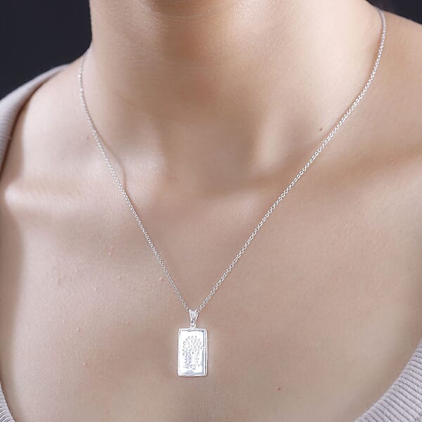 Shop Lc D'Joy Kalpataru Tree Pendant Without Chain In Sterling Silver 1.40 Grams (Del. In 5-7 Days)