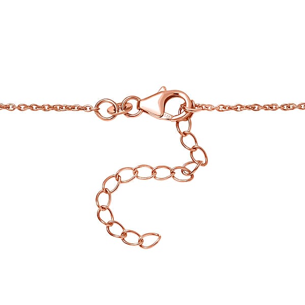 Shop Lc D'Joy Natural Champagne Diamond 3.00 Ctw Butterfly Necklace In 18K Vermeil Rose Gold Over Sterling Silver 18 Inches