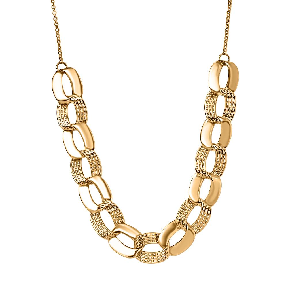 shop lc D'Joy Passport to Turkey Fancy Necklace in 18K Vermeil Yellow Gold Over Sterling Silver 19 Grams 18 Inches