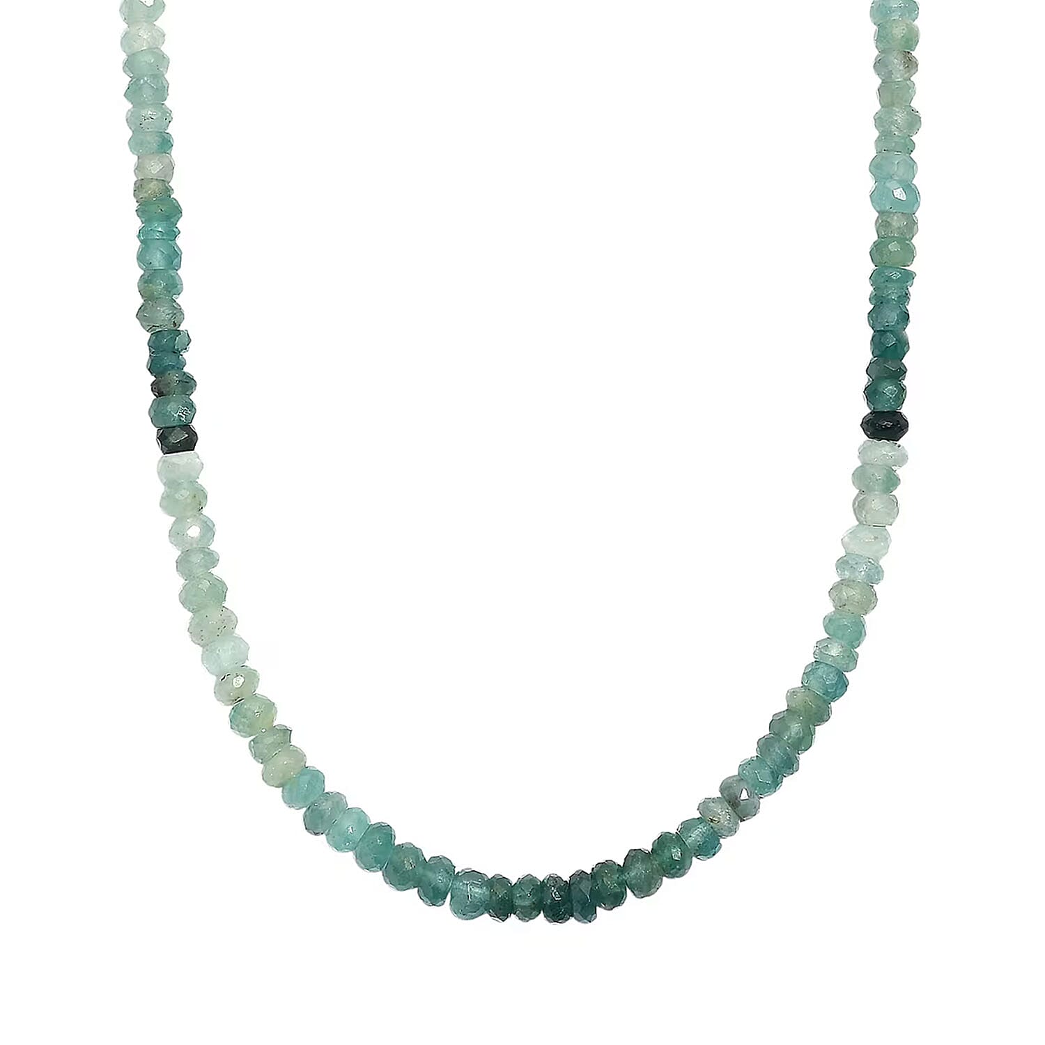 shop lc D'Joy Premium Grandidierite 58.00 ctw Beaded Necklace in 18K Vermeil Yellow Gold Over Sterling Silver 18-20 Inches