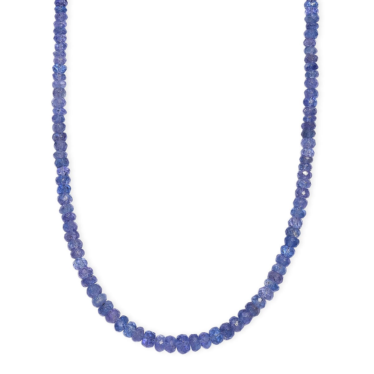 shop lc D'Joy Premium Tanzanite 70.00 ctw Beaded Necklace in 18K Vermeil Yellow Gold Over Sterling Silver 18-20 Inches