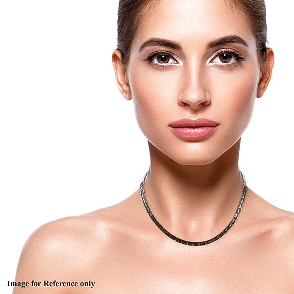 Shop Lc D'Joy Red Diamond Tennis Necklace Red Diamond Three Row Necklace Platinum Over Sterling Silver Necklace 16 Inch Necklace Diamond Jewelry For Her 3.85 Ctw