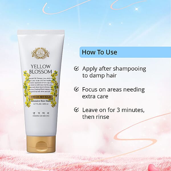 Shop Lc Daeng Gi Meo Ri Yellow Blossom Intensive Hair Mask (6.7oz)