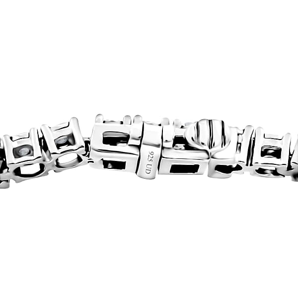 Shop Lc Diamond 0.50 Ctw Tennis Bracelet In Sterling Silver (7.00 In)