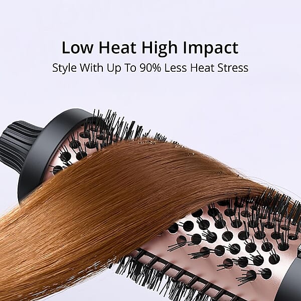 Shop Lc Disstar Heated Round Brush (Straightener Curler & Comb)
