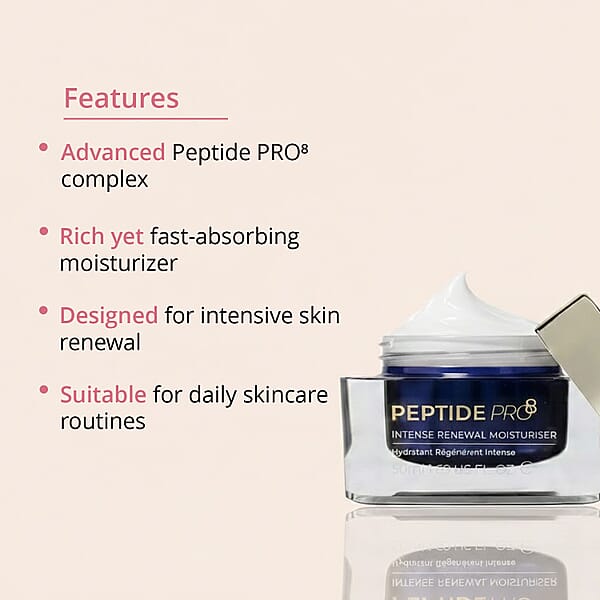 Shop Lc Doctors Cosmeceutical Peptide Pro8 Intense Renewal Moisturiser (1.69oz)