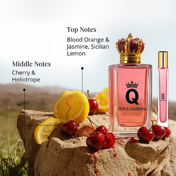 Shop Lc Dolce & Gabbana Queen 2pc Eau De Parfum Spary 3.3oz And 0.33oz