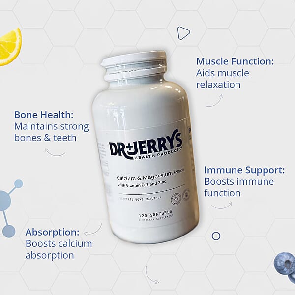 Shop Lc Dr. Jerry's Calcium & Magnesium With Vitamin D-3 & Zinc Dietary Supplement (120 Softgels)