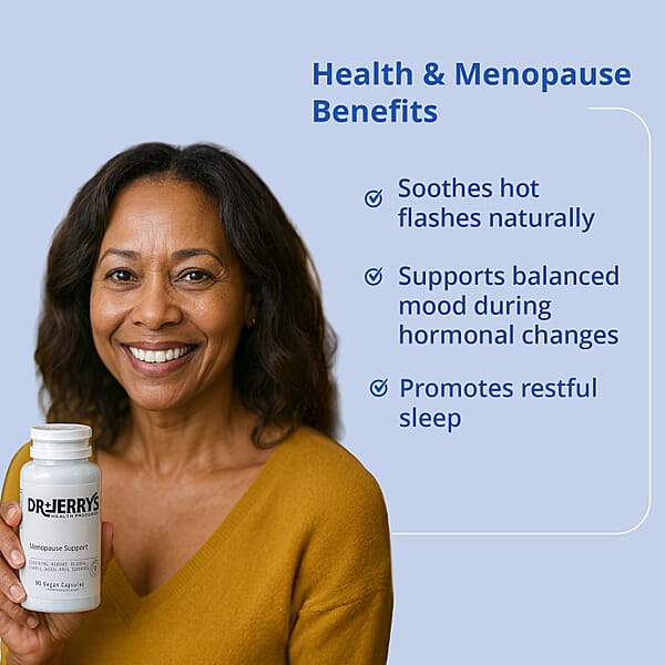 Shop Lc Dr. Jerry's Menopause Support Dietary Supplement (90 Vegan Capsules)