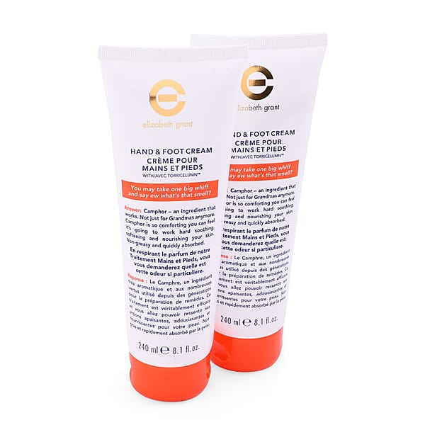 Shop Lc Elizabeth Grant Hand And Foot Cream With Torricelumn BOGO (2x8.1oz)