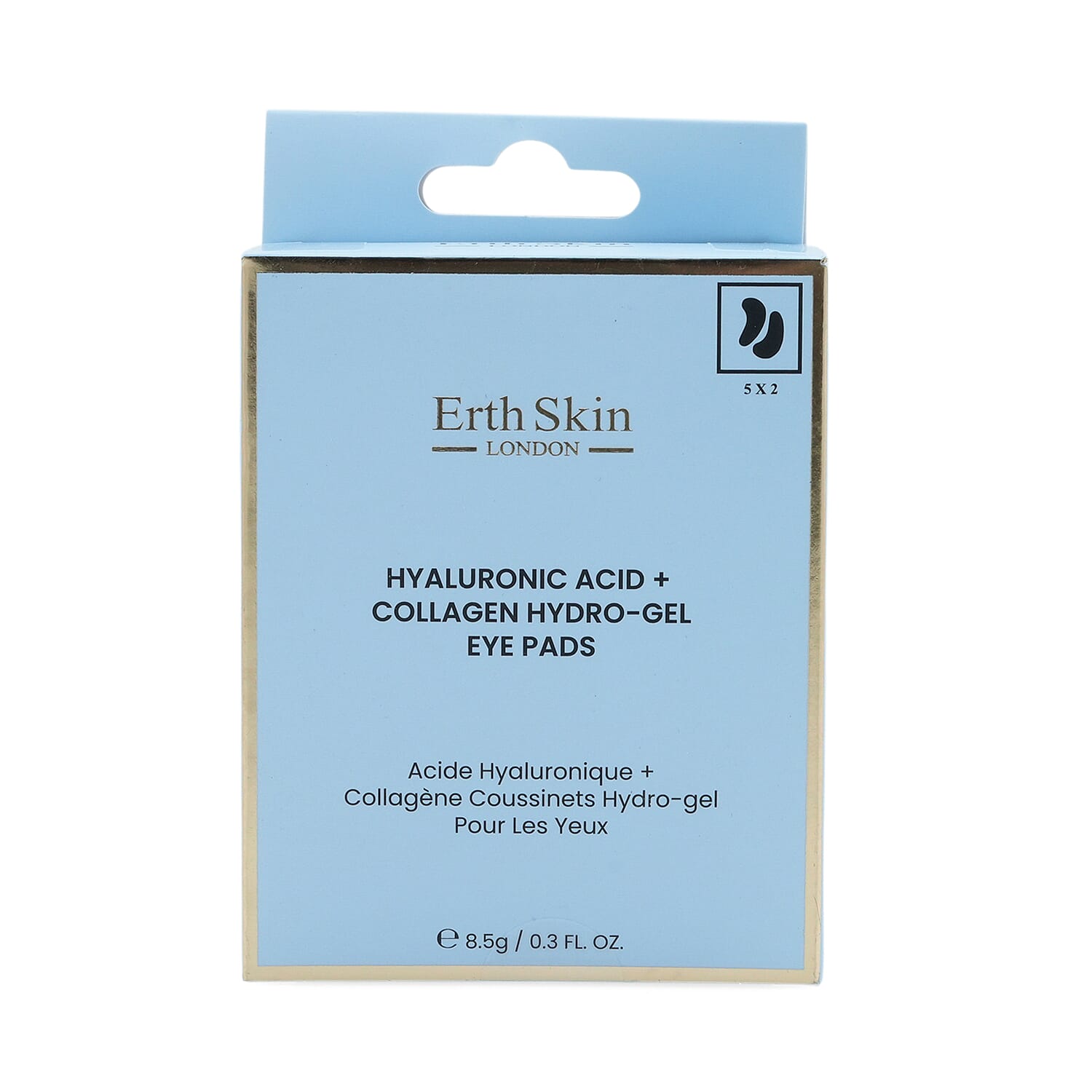 shop lc Erth Skin London Hyaluronic Acid + Collagen Hydrogel Eye Pads 5 X 2