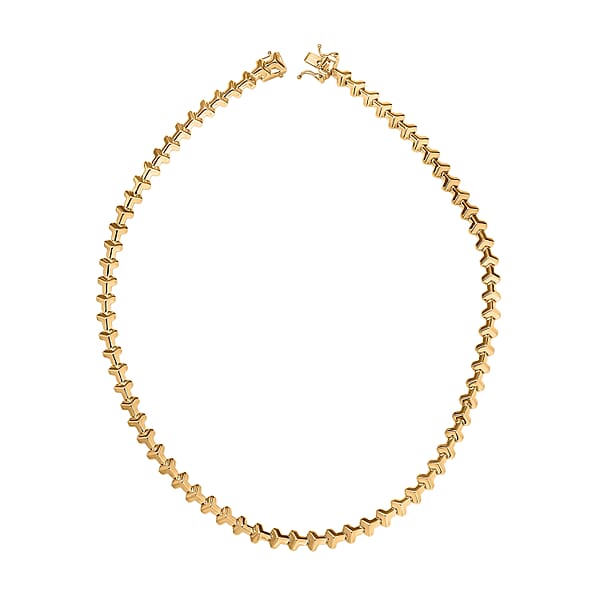 Shop Lc EverTrue Bronzella Collection Arrow Of Amour Necklace In 18K YG Plated Bronze 18 Inches