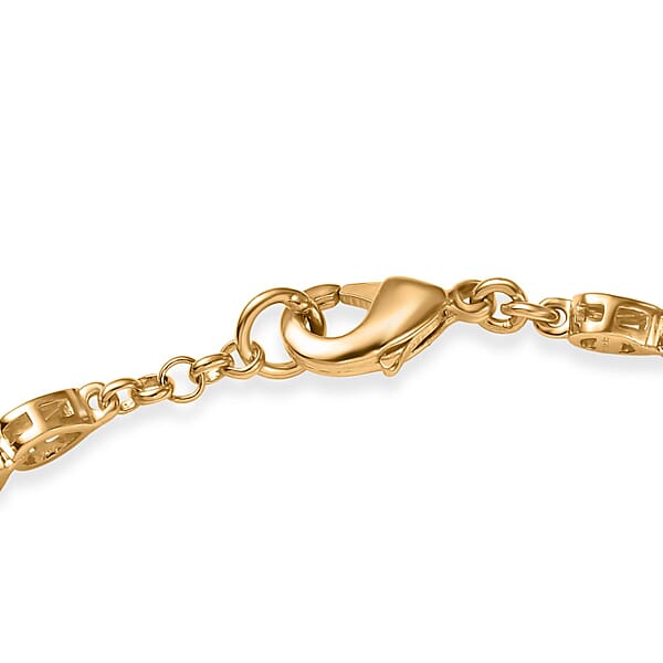 Shop Lc EverTrue Bronzella Collection Dewdrop Harmony Bracelet In 18K YG Plated Bronze (6.50 In)