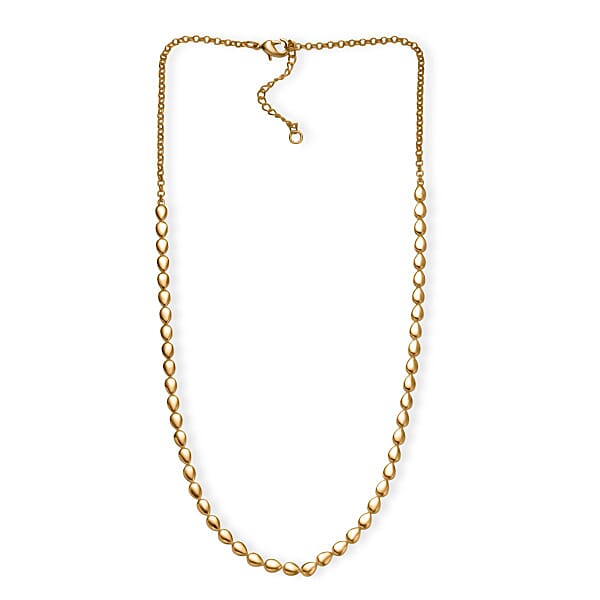 Shop Lc EverTrue Bronzella Collection Dewdrop Necklace In 18K YG Plated Bronze (18-20 Inches)