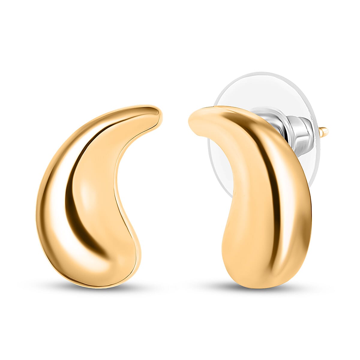 shop lc EverTrue Bronzella Collection Rain Drop Earrings in 18K YG Plated Bronze