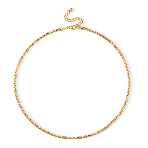 Shop Lc EverTrue Geometric Chain Necklace 20 Inches In 18K YG Plated
