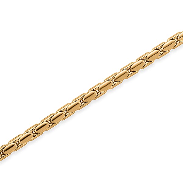 Shop Lc EverTrue Geometric Chain Necklace 20 Inches In 18K YG Plated