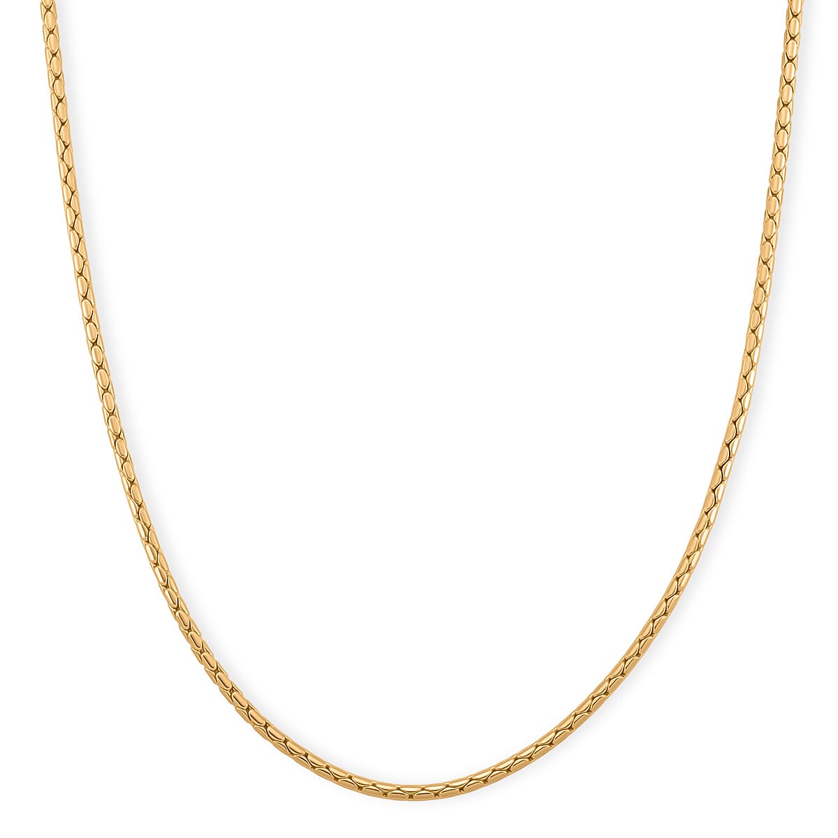 shop lc EverTrue Geometric Chain Necklace 20 Inches in 18K YG Plated
