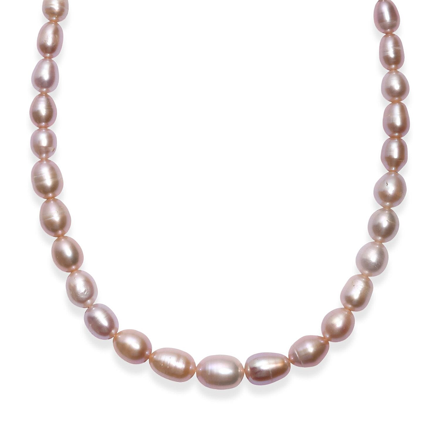 shop lc Freshwater Pearl Drop Shape Sun-Kissed Necklace in 18K Vermeil Yellow Gold Over Sterling Silver 18 Inches