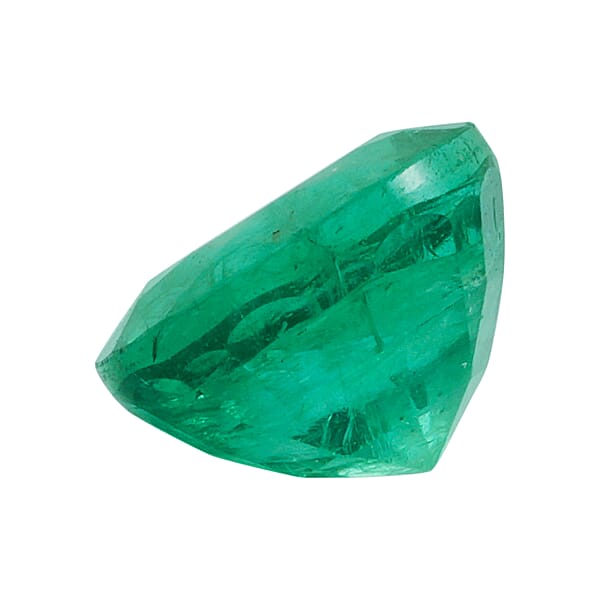 Shop Lc Fujimori Collection Certified & Appraised AAAA Gemfield Emerald (Rnd Free Size) 1.00 Ctw