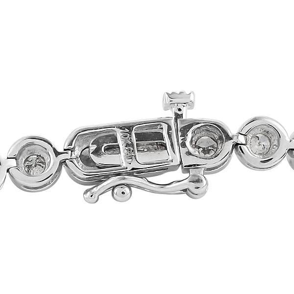 Shop Lc G-H I1 Diamond 3.00 Ctw Bracelet In 10K White Gold (7.25 In) 8.50 Grams