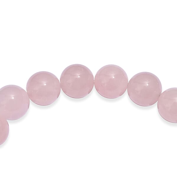 Shop Lc Galilea Rose Quartz 148.00 Ctw Beaded Stretch Bracelet