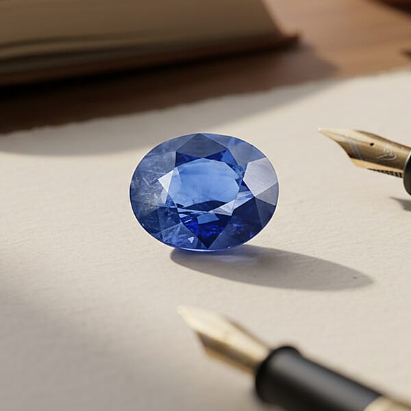 Shop Lc Gem Hunter Collection AAAA Natural Blue Sapphire (Ovl Free Size) 1.00 Ctw