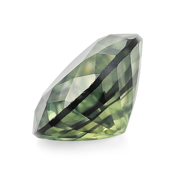 Shop Lc Gem Hunter Collection AAAA Natural Green Sapphire (Ovl Free Size) 1.00 Ctw