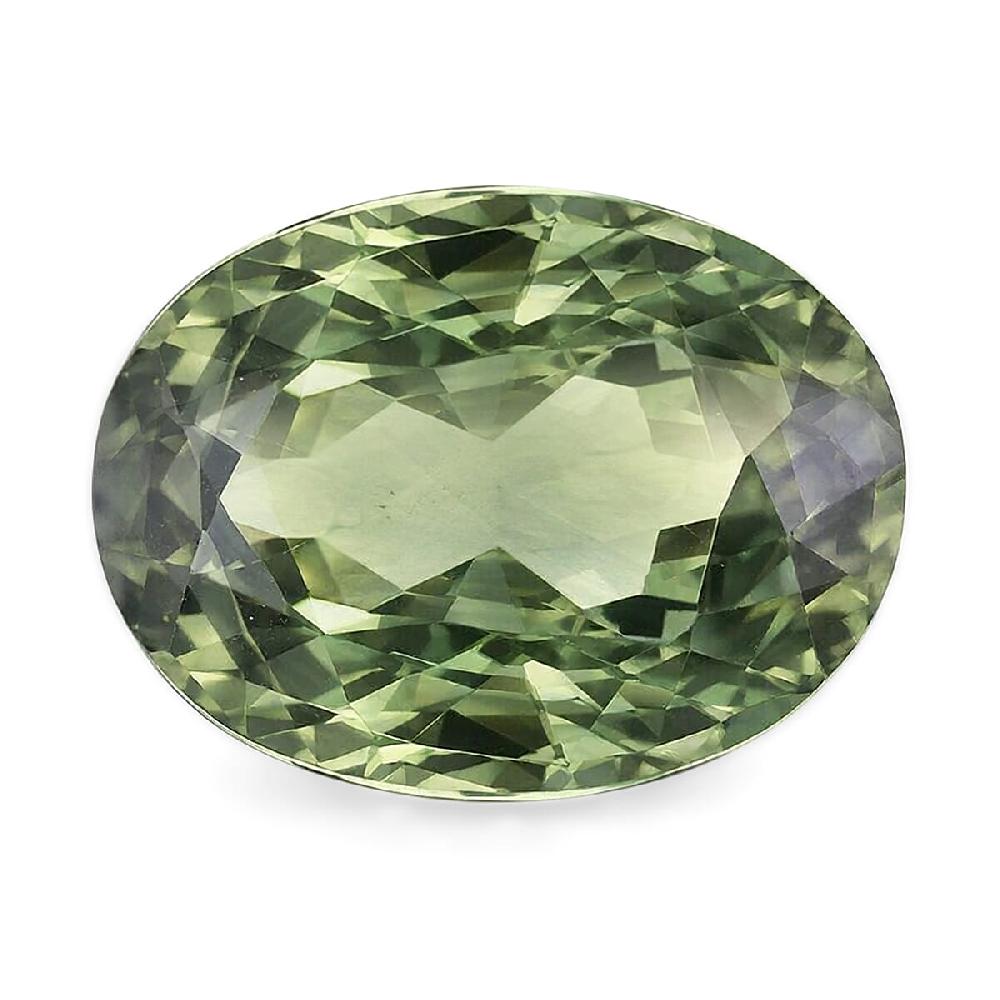 shop lc Gem Hunter Collection AAAA Natural Green Sapphire (Ovl Free Size) 1.00 ctw
