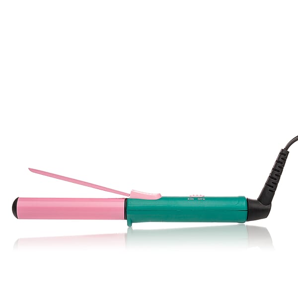 Shop Lc Glister Mini Curls Travel Clip Curler With Carrying Pouch - Watermelon