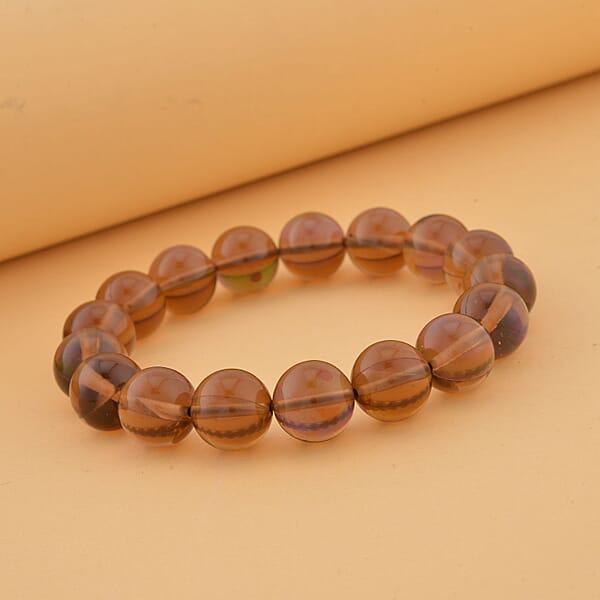 Shop Lc Golden Aurora Glass Beaded Stretch Bracelet