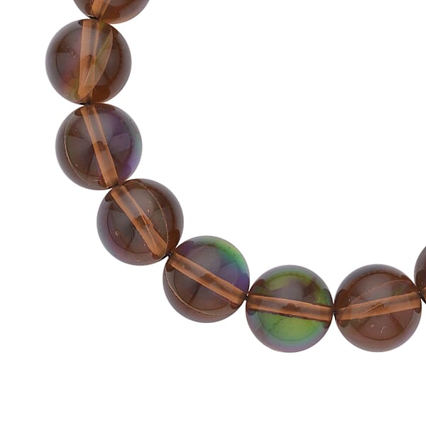 Shop Lc Golden Aurora Glass Beaded Stretch Bracelet