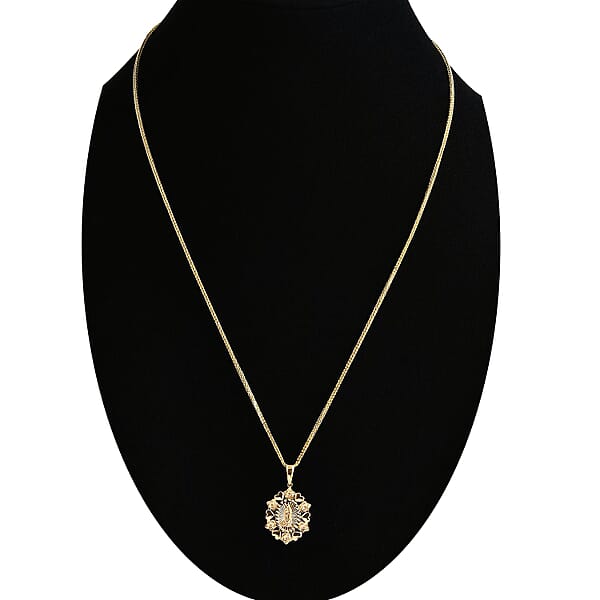 Shop Lc Golden Our Lady Of Guadalupe Pendant Necklace In 10K Yellow Gold 4.13 Grams 20 Inches