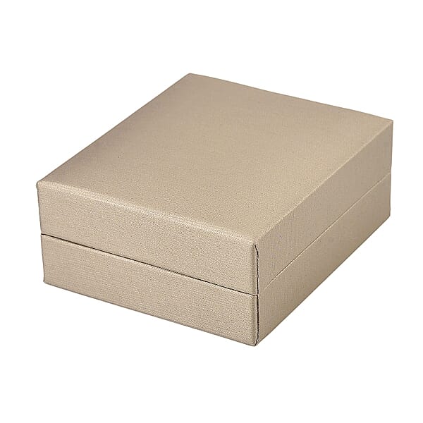 Shop Lc Gray Faux Leather And Black Velvet LED Light Packaging Box