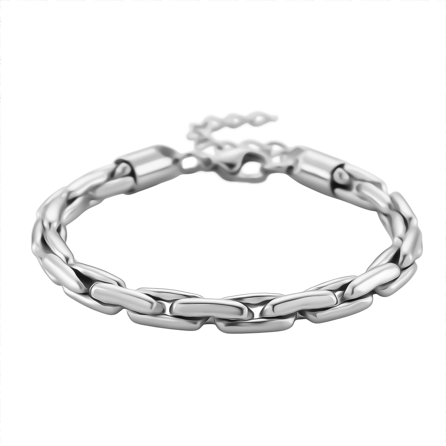 shop lc Hammer Circular Link Bracelet in Stainless Steel (7-9In)