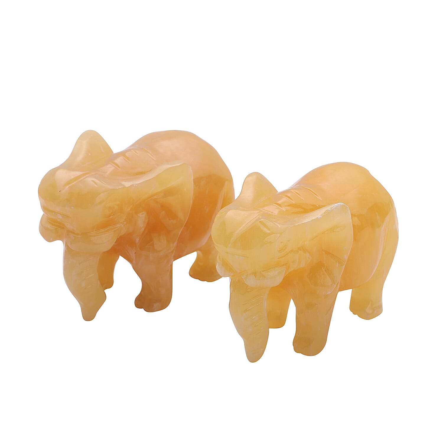 shop lc Hand Carved Elephant in Serpentine (3198ctw) Home Decor Figurine Decorative Figurine Living Room Decor