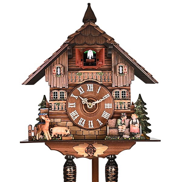 Shop Lc Handcrafted Cuckoo Pendulum Quartz Movement Bird Wall Clock With Sound (Battery Not Included)