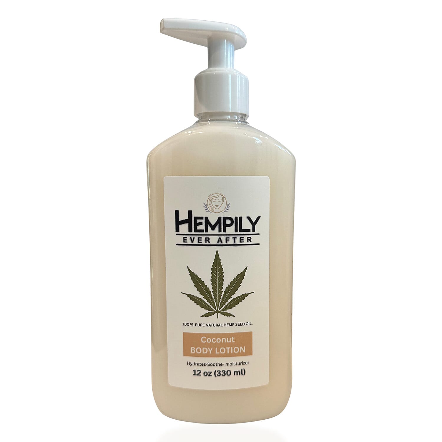 shop lc Hempily Ever After Pure Hemp Seed Oil Body Lotion- Coconut (12oz)
